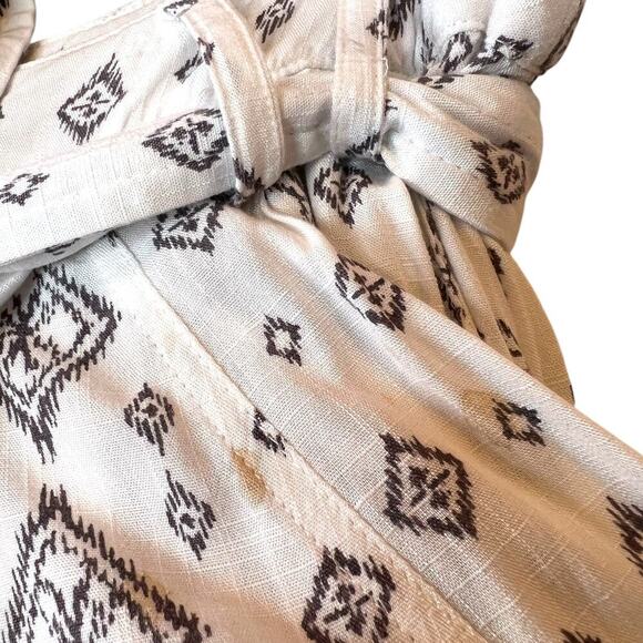 Moon River for Anthropologie Printed Tie-Waist Midi Skirt Women's Medium - Picture 14 of 16